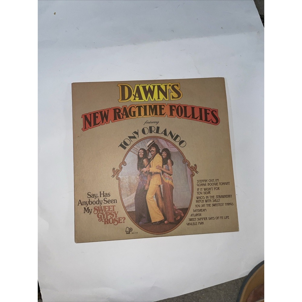 DAWN'S NEW RAGTIME FOLLIES FEATURING TONY ORLANDO 12" VINYL RECORD ORIGINAL 1973